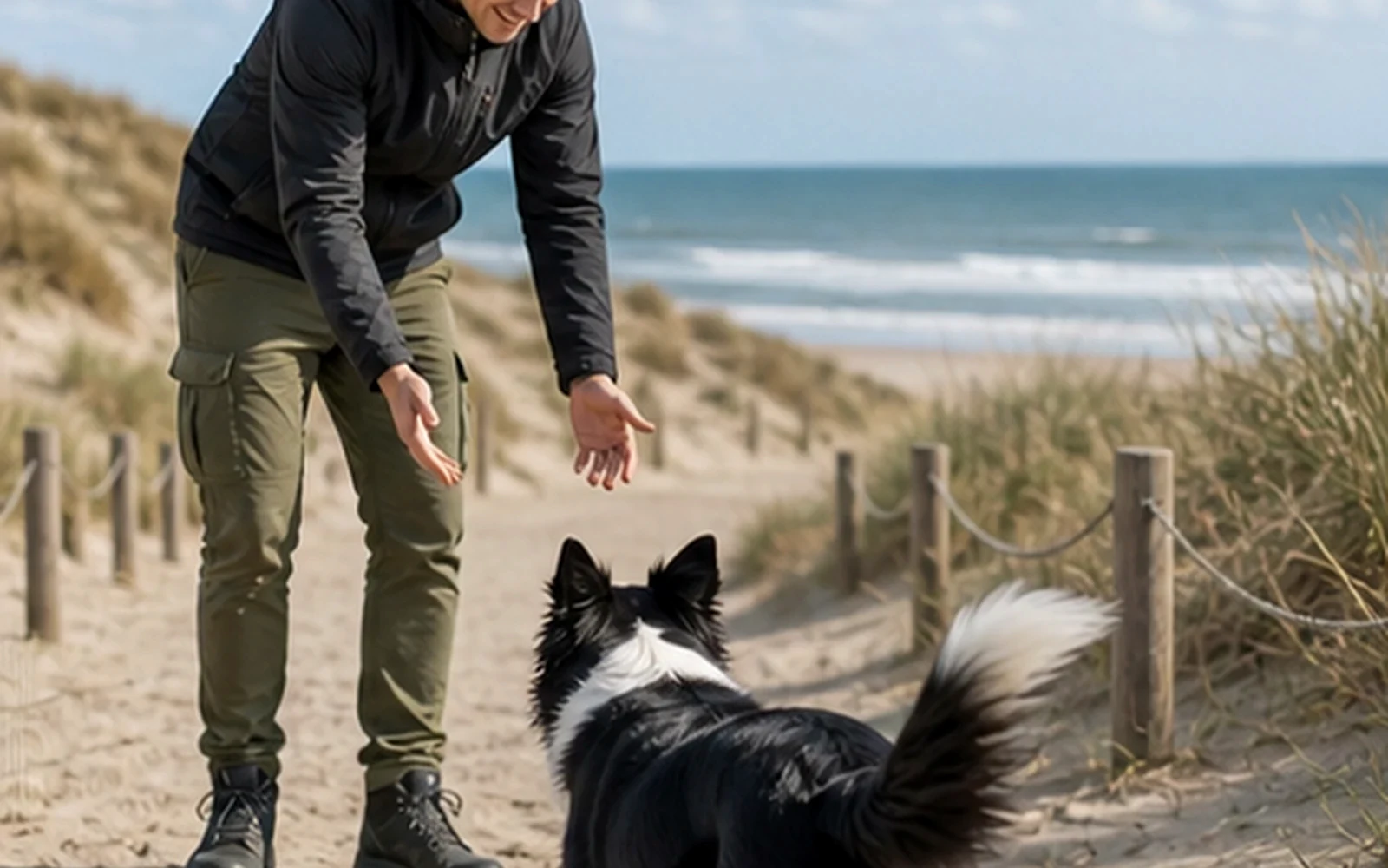 Test Trainer Rico - Nordsee-Hundetraining Den Haag